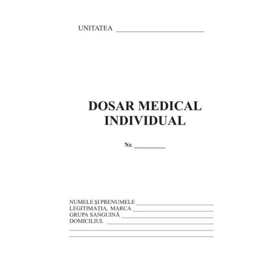 Office 16856 Dosar medical individual include fisa de aptitudini