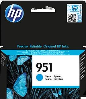 HP CN050AE No. 951 Cartus inkjet cyan ORIGINAL, 700 pagini, 888182554104