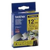 Brother TZE-FX631 TZe-FX631 Banda laminata flexibila negru pe galben, 12mm/8m, 4977766691772