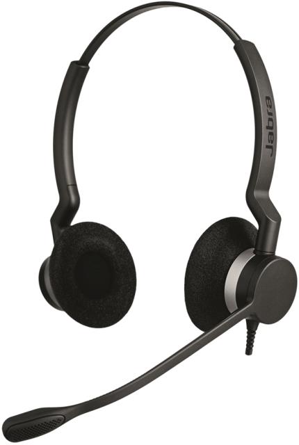 Jabra 2309-825-109 Casca BIZ 2300 QD Unify Duo for Siemens Openstage cu fir, Binaural, QD, 5706991016406