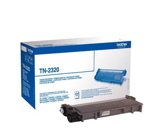 Brother TN2320 TN-2320 Cartus toner negru HC pt. MFC-L2720DW, HL-L2340, HL-L2360DN, 2600 pag, 4977766738989