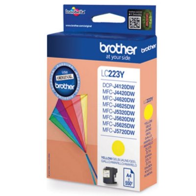 Brother LC223Y LC-223Y Cartus yellow original pentru MFC-J4420DW/MFC-J4620, 4977766735926