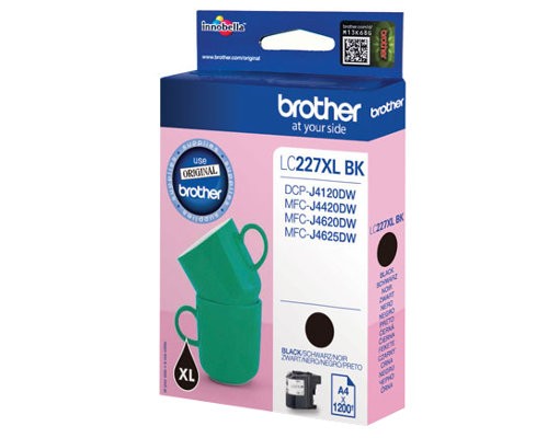 Brother LC227XLBK LC-227XLBK Cartus negru original HC pentru MFC-J4420DW, 4977766735940