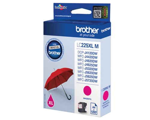 Brother LC225XLM LC-225XLM Cartus magenta original high capacity pentru MFC-J442, 4977766735964