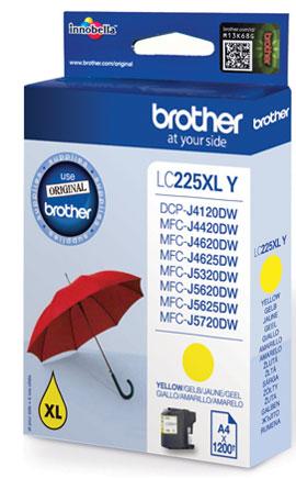 Brother LC225XLY LC-225XLY Cartus yellow original high capacity pentru MFC-J, 4977766735971