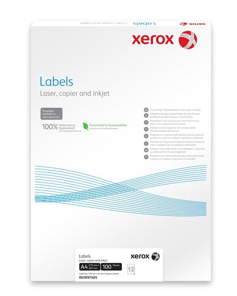 Xerox 003R97405 Etichete 12/A4, 105X44 mm, top 100 coli, 5017534974054