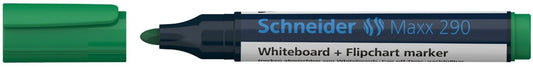 Schneider 2931_V Maxx 290 marker VERDE pentru whiteboard si flipchart, varf conic 2-3mm, 4004675000446