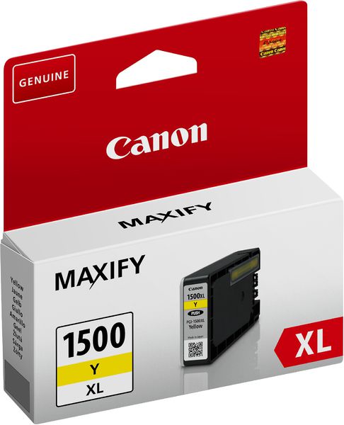 Canon 9195B001 PGI-1500XLY Cartus cerneala yellow, Dual Resistant High Yield