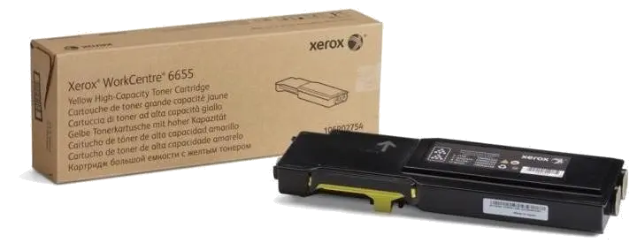 Xerox 106R02754 Cartus toner ORIGINAL, Yellow, High Capacity, 7500 pagini la 5%, 095205864014