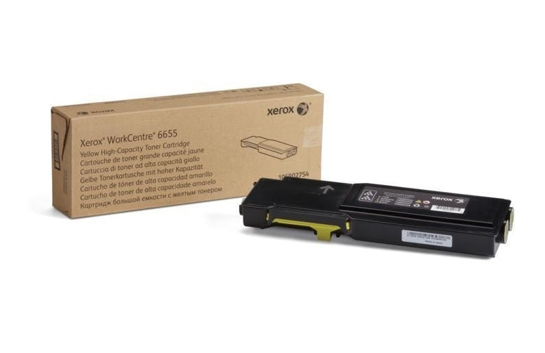 Xerox 106R02754 Cartus toner ORIGINAL, Yellow, High Capacity, 7500 pagini la 5%, 095205864014