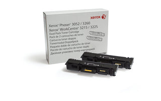 Xerox 106R02782 Set 2 tonere negre original Xerox 3225 / 3215 / 3052 / 3260 2x3000 pg, 095205864588