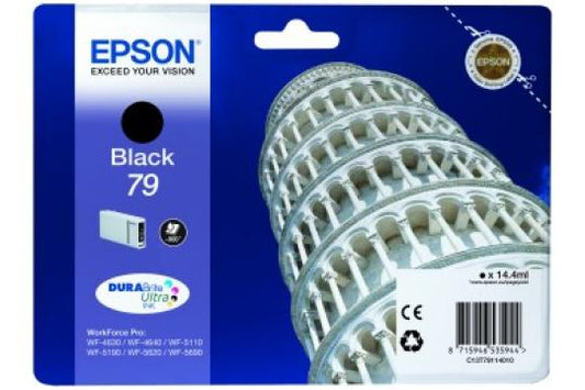 Epson C13T79114010 Cartus original negru pt. WF-5110/5190/5620/5690, 14.4 ml, 900 pag, 8715946535944