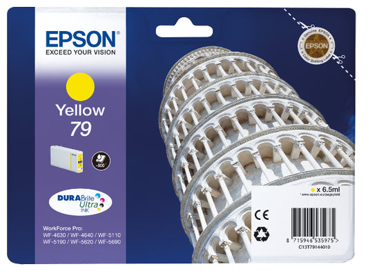 Epson C13T79144010 Cartus original yellow pt. WF-5110/5190/5620/5690, 7 ml, 800 pag, 8715946535975