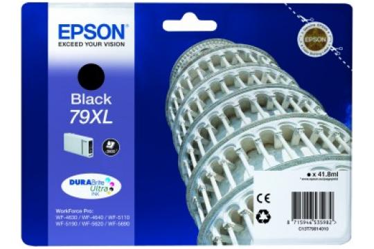 Epson C13T79014010 Cartus original negru 79XL pt. WF-5110/5190/5620/5690, 2.600 pag, 8715946535982