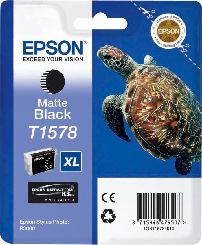 Epson C13T15784010 Cartus original Matte Black pentru Stylus Photo, 8715946479507