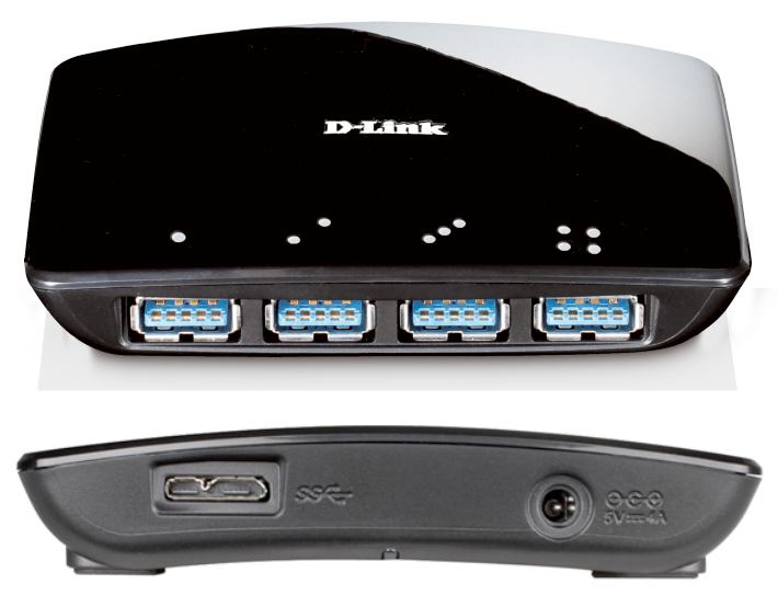 D-LINK DUB-1340/E DUB-1340 Hub USB 3.0 4 porturi cu alimentare externa, 790069345494