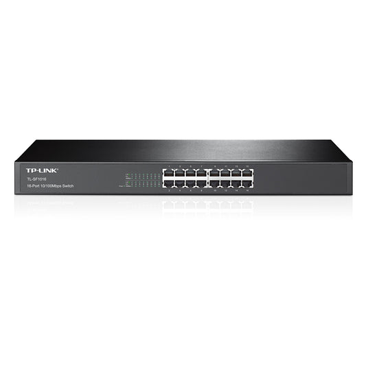 TP-Link TL-SF1016 TL-SF1016 Switch 16 porturi 10/100Mbps, 1U 19'' Rackmount, metal case