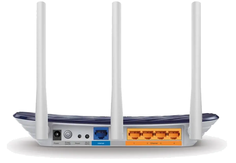 TP-Link ARCHER C20 Archer C20 Router Wireless AC750 Dual-band, 300/433Mbps, 4 porturi 10/100 Mbps, 6935364091606