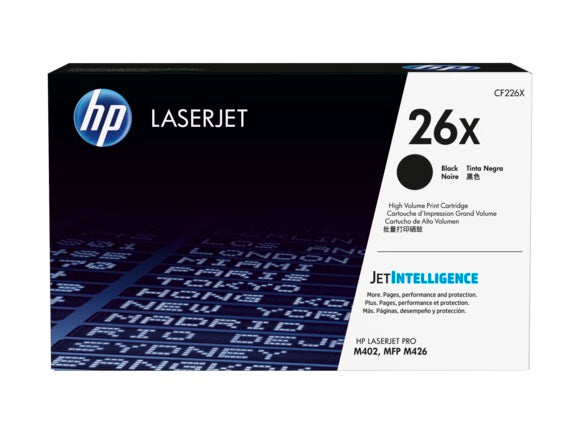 HP CF226X cartus toner No.26X negru, pentru seriile M426/M402, 9k, 889296154778 889296531678