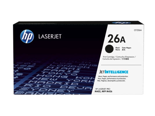 HP CF226A Cartus negru No.26A pt seriile M402 si M426, 3.1k, 889296154761