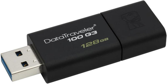 Kingston DT100G3/128GB Flash Drive USB 128GB DataTraveler USB 3.0, 740617249231