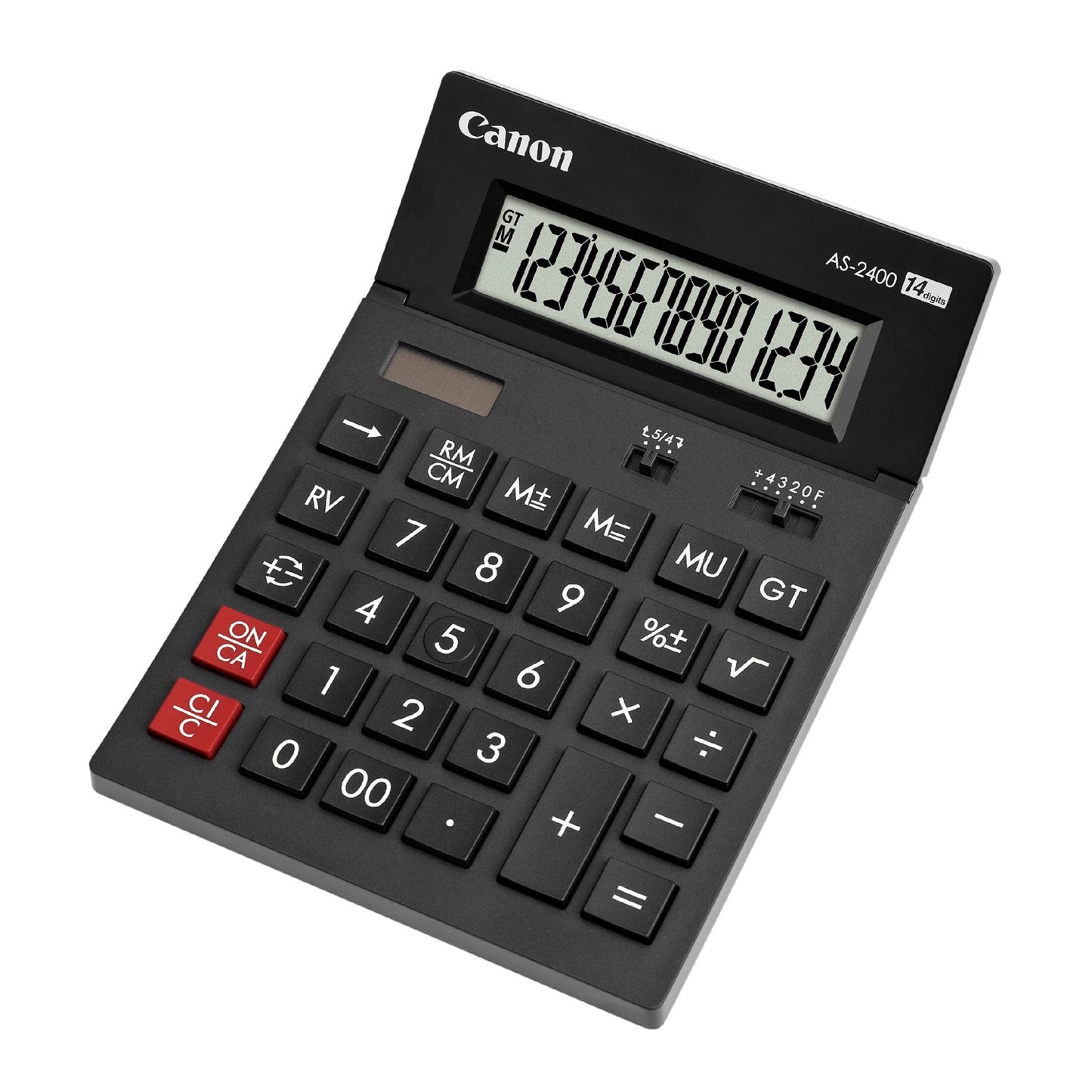 Canon 4585B001 AS-2400 Calculator birou 14 digiti, ecran rabatabil, 4960999673653