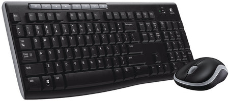 Logitech 920-004511 MK270 Wireless Desktop, Tastatura + Mouse wireless, USB, German layout, 5099206039179