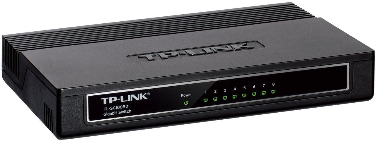 TP-Link TL-SG1008D Switch 8 porturi RJ45 Gigabit 10/100/1000Mbps (TL-SG1008D), 6935364020262 6935364092313