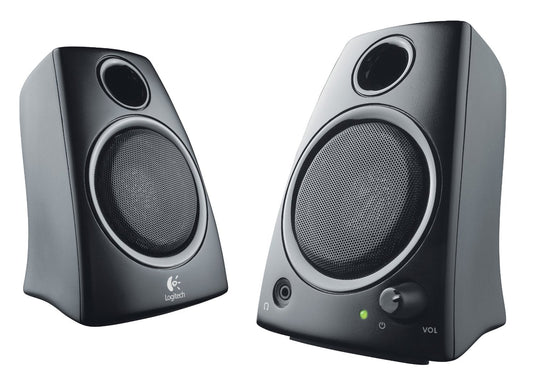 Logitech 980-000418 Z130 2.0 Speaker System, 5W RMS (2x 2.5W), 3.5mm jack, 5099206021891