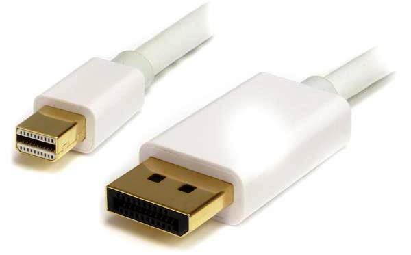 StarTech MDP2DPMM2MW Mini DisplayPort to DisplayPort 1.2 Adapter Cable M/M DisplayPort 4k, 2m, 06503084614