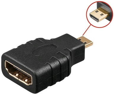 LogiLink AH0010 Adaptor microHDMI tata la HDMI mama, 4015867176429 4052792005936