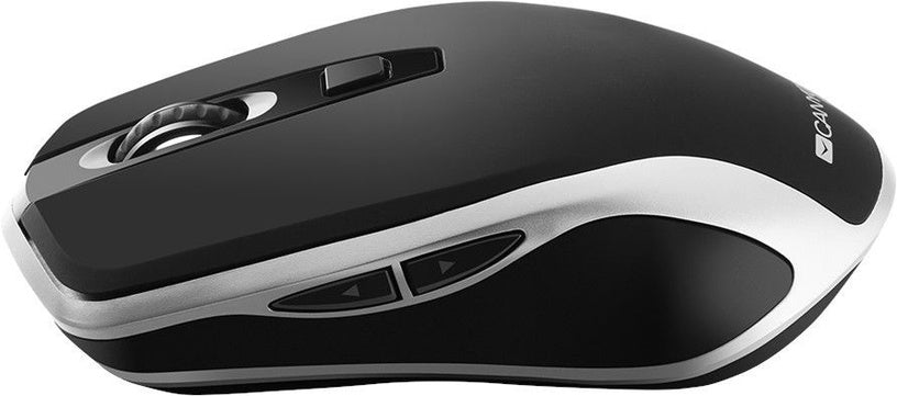 Canyon CNS-CMSW19B Mouse wireless rechargeable 800/1200/1600 DPI, Black Silver, 5291485006051