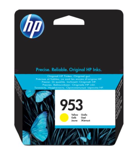 HP F6U14AE No.953 Cartus inkjet yellow standard ORIGINAL, 0.63k, 725184104039 889894544698 725184104053