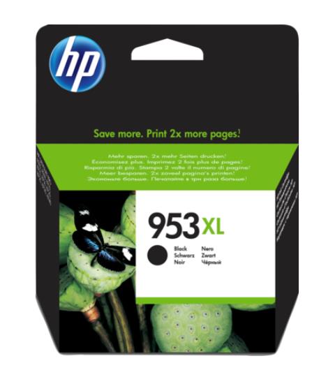 HP L0S70AE No.953XL Cartus inkjet black high capacity ORIGINAL, 2k, 725184104183 725184104190