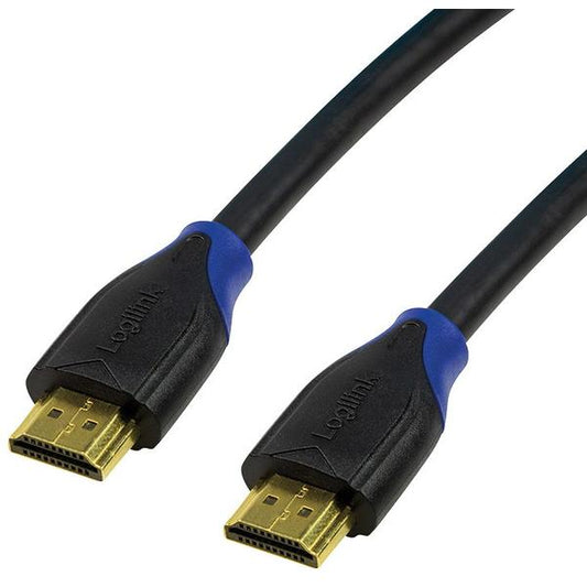 LogiLink CH0065 Cablu HDMI (T) la HDMI (T), 7.5m, conectori auriti, rezolutie maxima 4K, 4052792045482