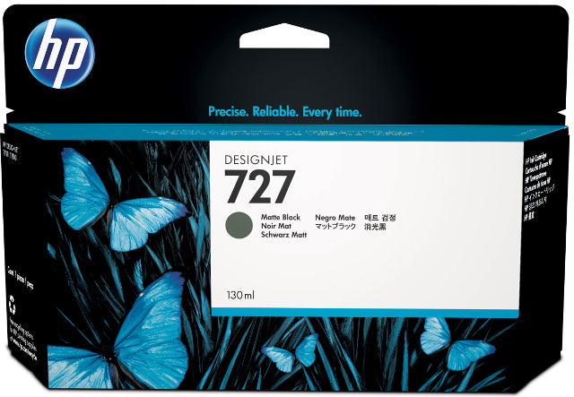 HP B3P22A No. 727 Cartus inkjet original Matte black, 130ml, 887111963772