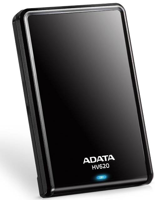 ADATA AHV620S-1TU31-CBK HV620S HDD portabil 1TB 2.5inch USB 3.1 Negru slim, 4713435797525 4713218461100