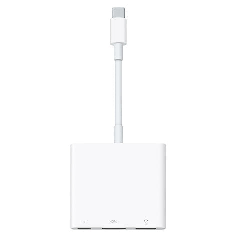 Apple mj1k2zm/a Adaptor USB-C Digital AV cu Multiport, compatibil cu MacBook, 888462074988