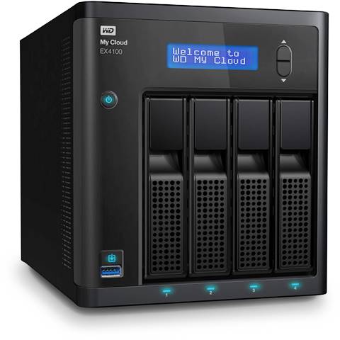 Western Digital WDBBCL0160JBK-EESN My Cloud Pro PR2100 NAS 16TB (4x4TB HDD), Intel Pentium N3, 718037846071