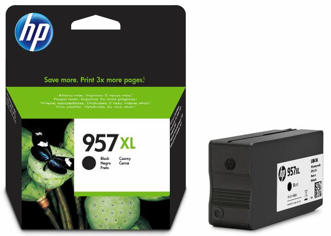 HP L0R40AE No.957XL Cartus inkjet black extra high capacity ORIGINAL, 3k, 725184104220 725184104213