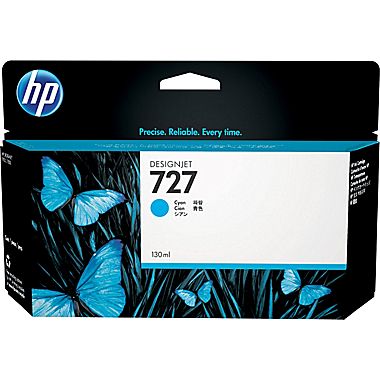 HP B3P19A No. 727 Cartus inkjet original Cyan, 130ml, 887111963741