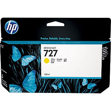 HP B3P21A No. 727 Cartus inkjet original Yellow pentru DesignJet T2530, 130ml, 887111963765