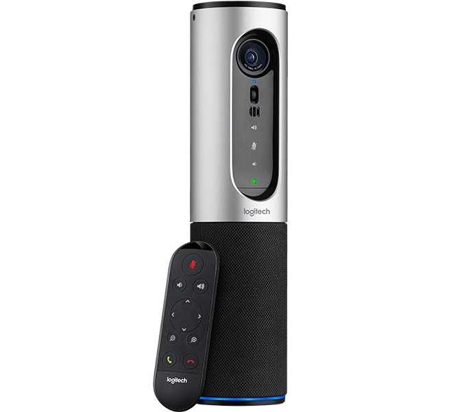 Logitech 960-001034 ConferenceCam Connect, Sistem videoconferinta portabil, Full HD 1080p, Silver, 5099206059030