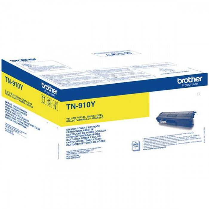 Brother TN910Y TN-910Y Toner yellow original ultra HC pentru HL-L9310CDW, MFC-L9570CDW