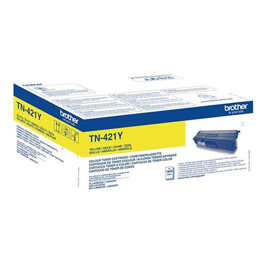 Brother TN421Y TN-421Y Toner original yellow pentru Brother HL-L8260CDW, MFC-L8690CDW, 4977766771634