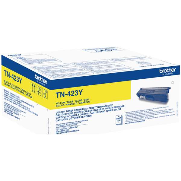 Brother TN423Y TN-423Y Toner original yellow HC pentru MFC-L8690CDW, 4.000 pg, 4977766771719