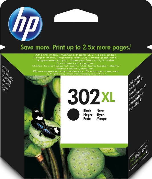 HP F6U68AE No. 302XL Cartus high yield negru, ORIGINAL, 430 pag., 888793803134 888793803141