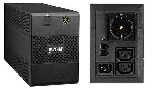 Eaton 5E850iUSBDIN UPS 5E 850i USB DIN Line interactive, 850VA/480W, iesiri Schuko, 2 x IEC 320 C13, 743172047649
