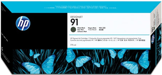 HP C9464A No.91 Cartus cerneala pe baza de pigment matte black, 775ml, 882780987180