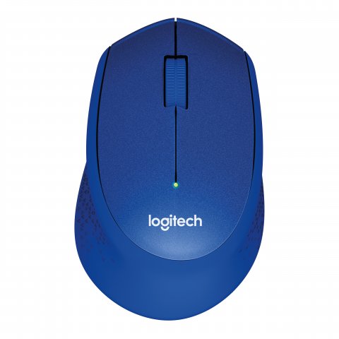 Logitech 910-004910 M330 Silent Plus, Optical Wireless Mouse, 1000dpi, USB, Blue, 5099206066687